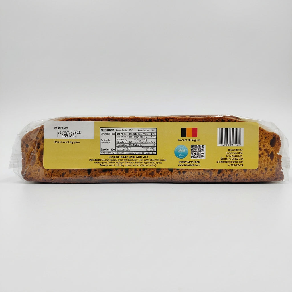 Gourmet Sweets Classic Honey Cake with Milk, 10.6 oz (300g)
