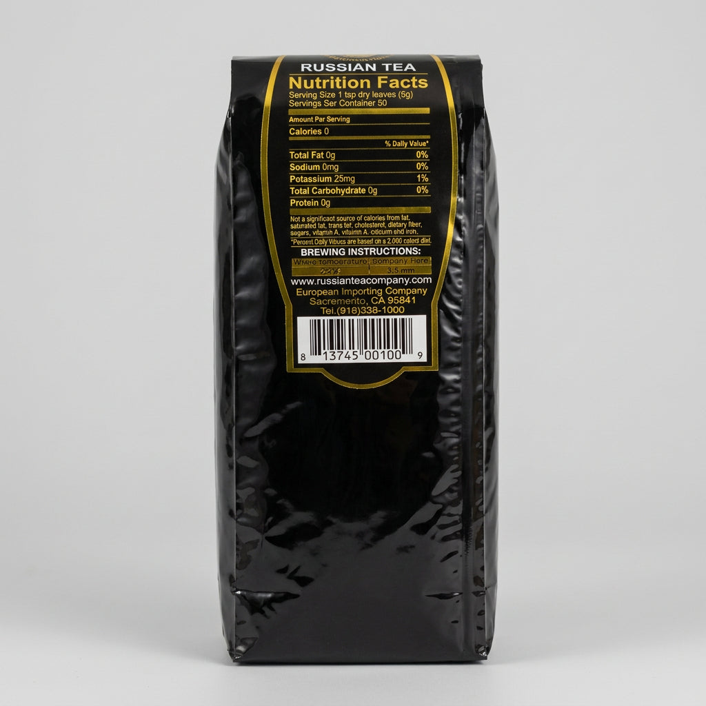 Czar Nikolas II Premium Russian Black Tea, 8.8 oz (250g)