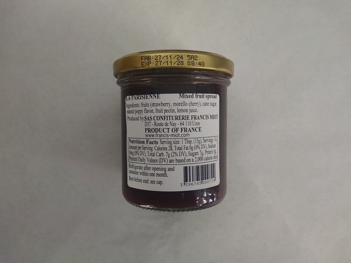 Maison Francis Miot La Parisienne French Jam, 7.76 oz (220g) (discont)
