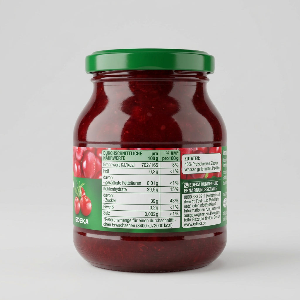 Gut and Gunstig Wild Lingonberry Preserve (EDEKA)