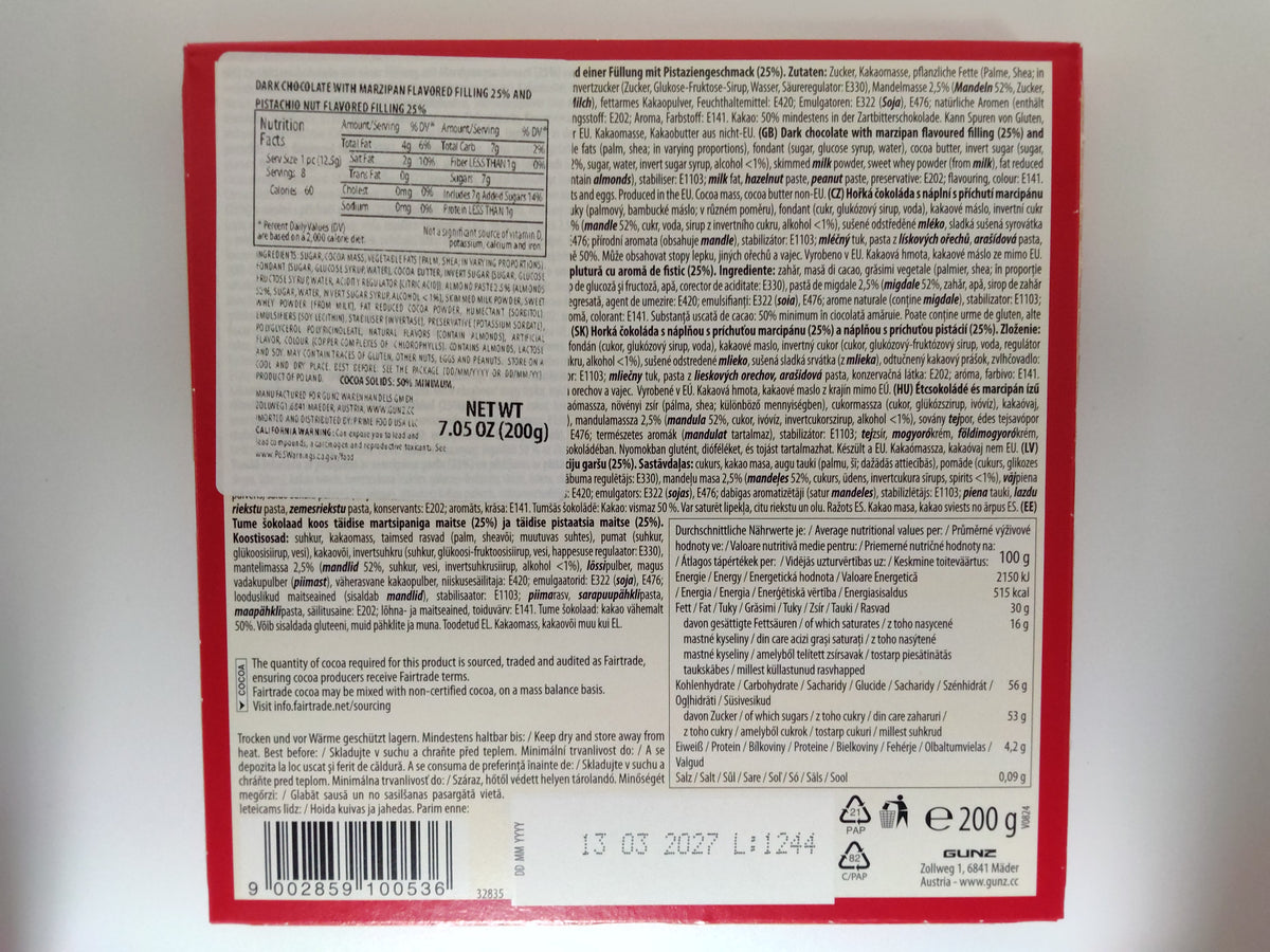 Maitre Truffout Mozartsticks Box, 7.05 oz (200g)