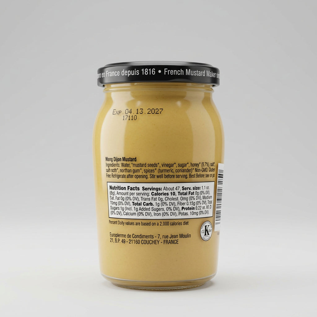 Bornier Honey Dijon Mustard, 8.30 oz (235g)