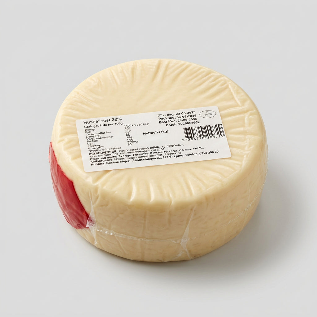 Gasene Mejeri Hushallsost, 0.972 kg (sold by weight)