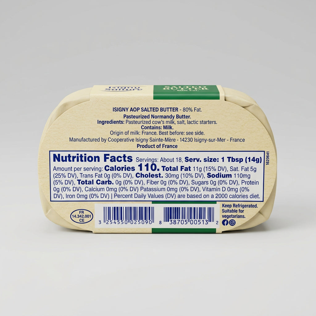Isigny Ste Mere Sea Salt Butter