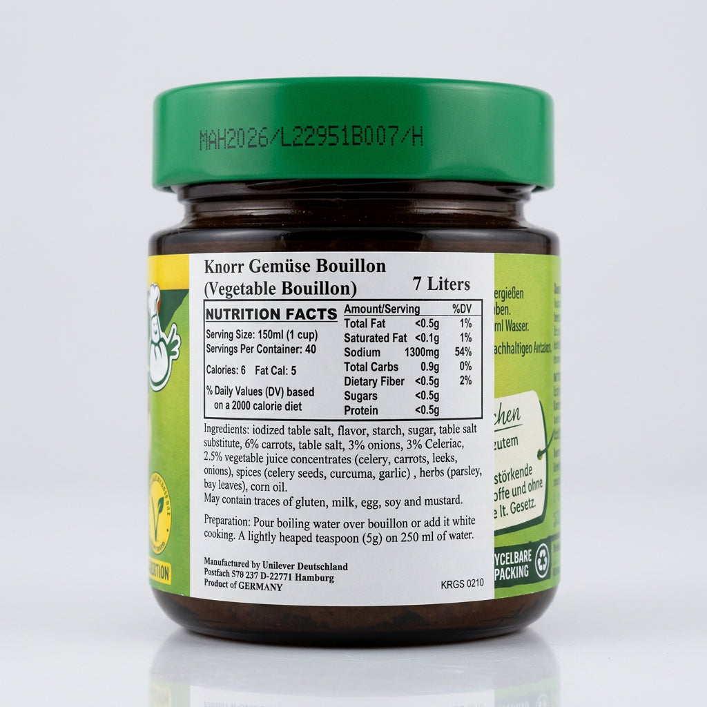 Knorr Gemuse Bouillon