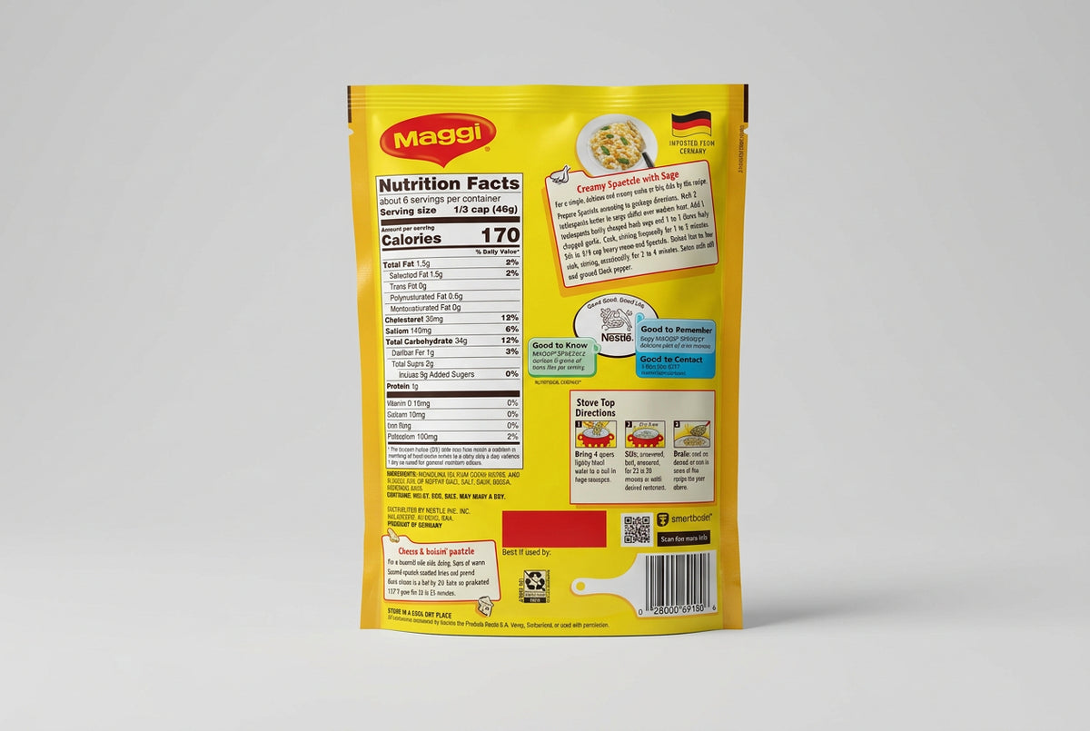 Maggi Spaetzle Authentic German Dumplings