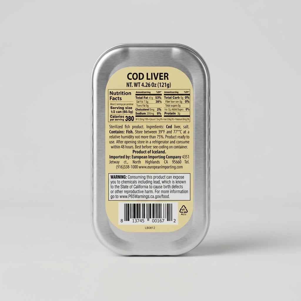 Riga Lux Cod Liver in Own Oil – 120g