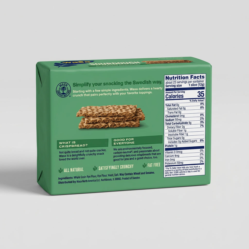 Wasa Sourdough Crispbread, 9.7 oz (275 g)