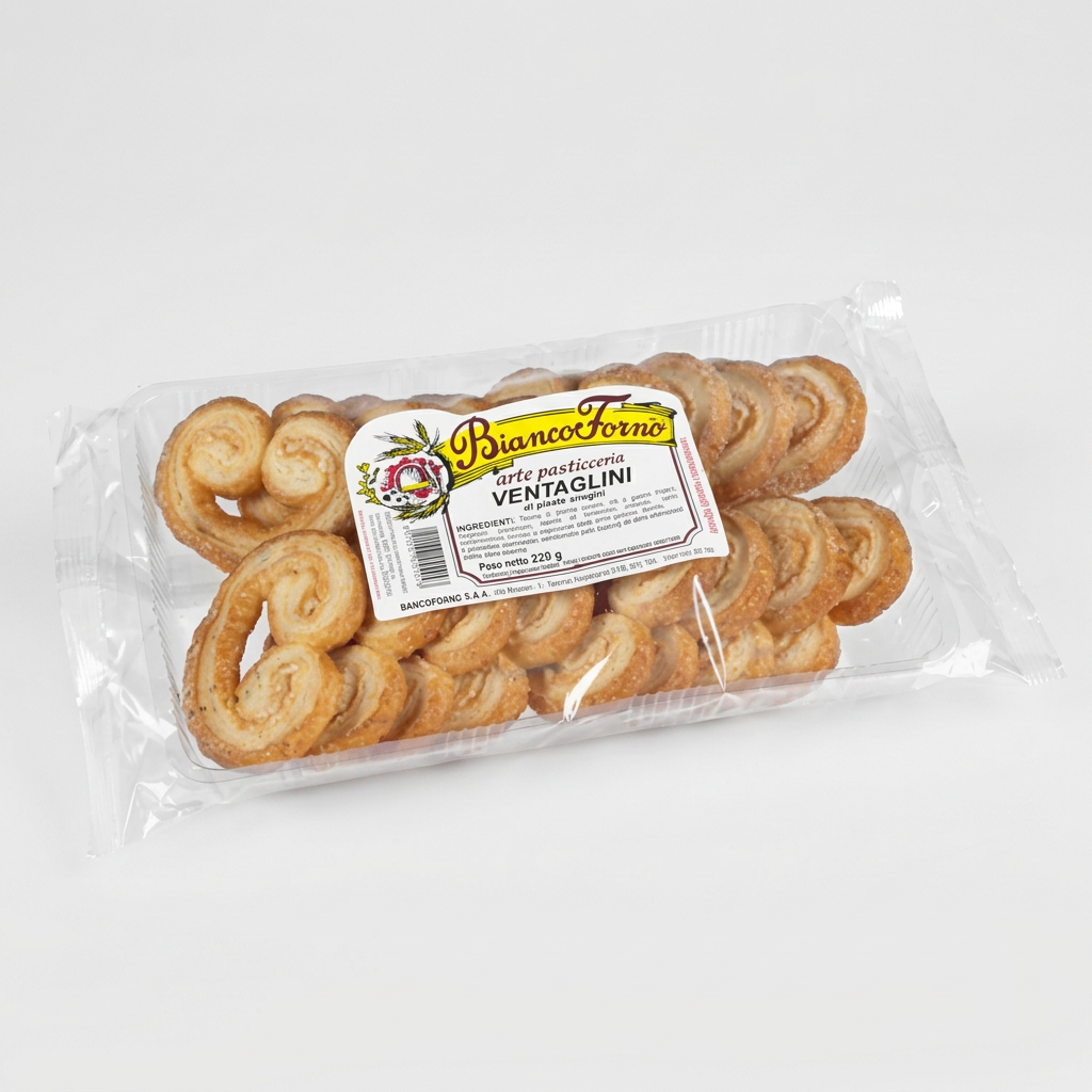Bianco Forno Ventaglini Puff Pastry Cookies, 220g