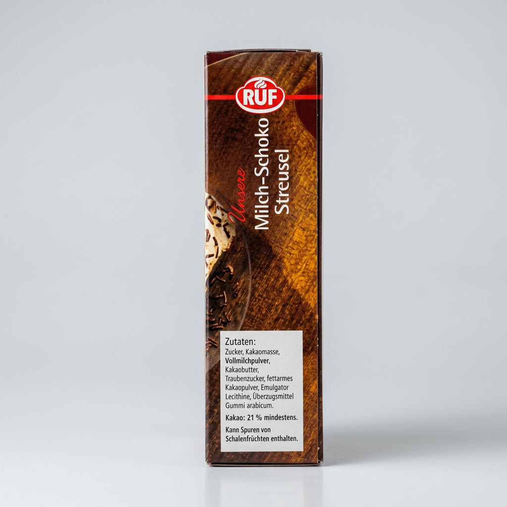 RUF Milk Chocolate Sprinkles (Milch-Schoko Streusel), 2.8 oz (80g)