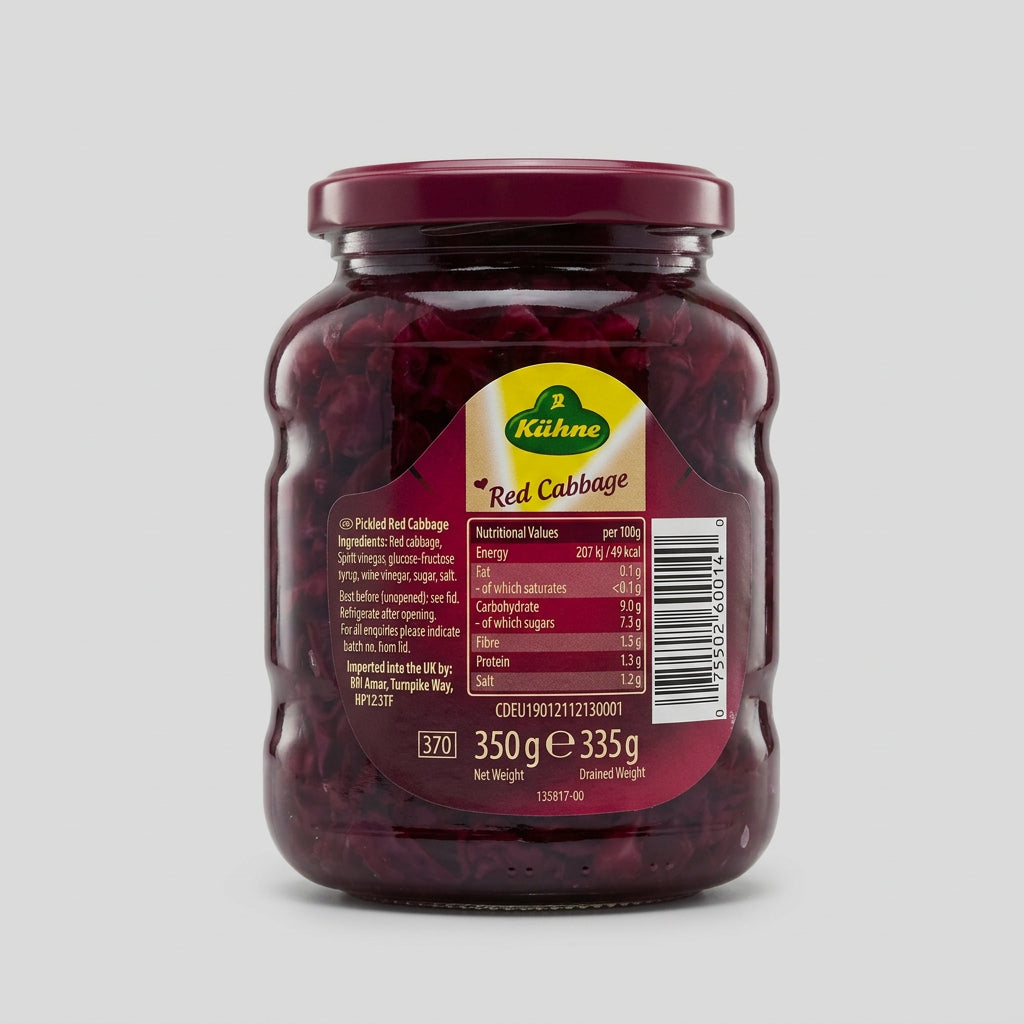 Kühne Red Cabbage / Rotkohl, 370 ml