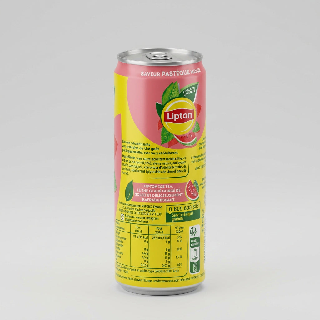 Lipton Ice Tea Watermelon Mint, 0.33 L