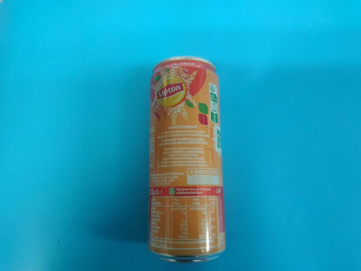 Lipton Sparkling Ice Tea Peach, 0.33 L — back