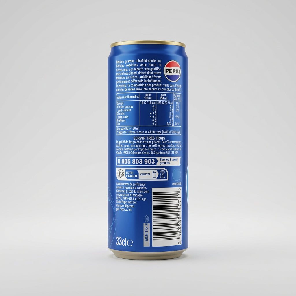 Pepsi Original UEFA Champions League Tall Can, 0.33 L
