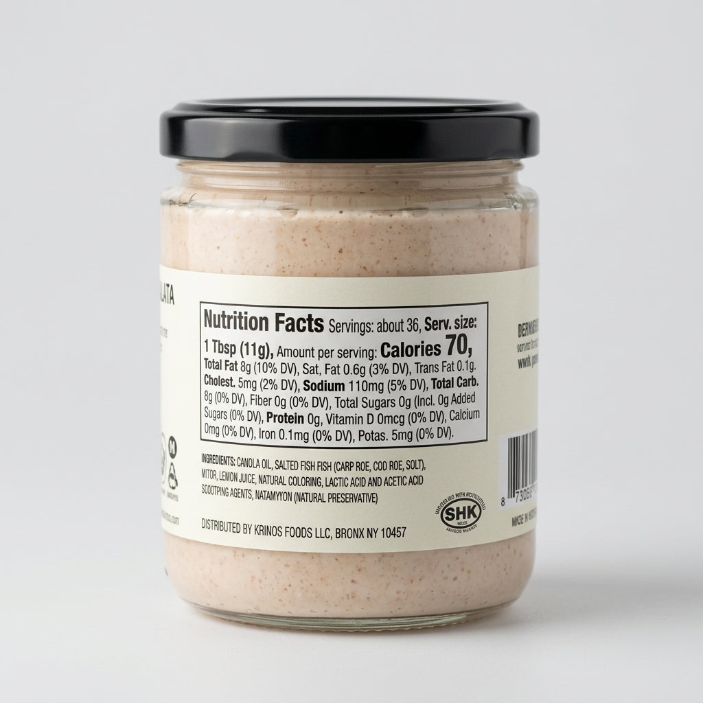 Krinos Taramosalata – Greek Style Caviar Spread (397g) 14oz