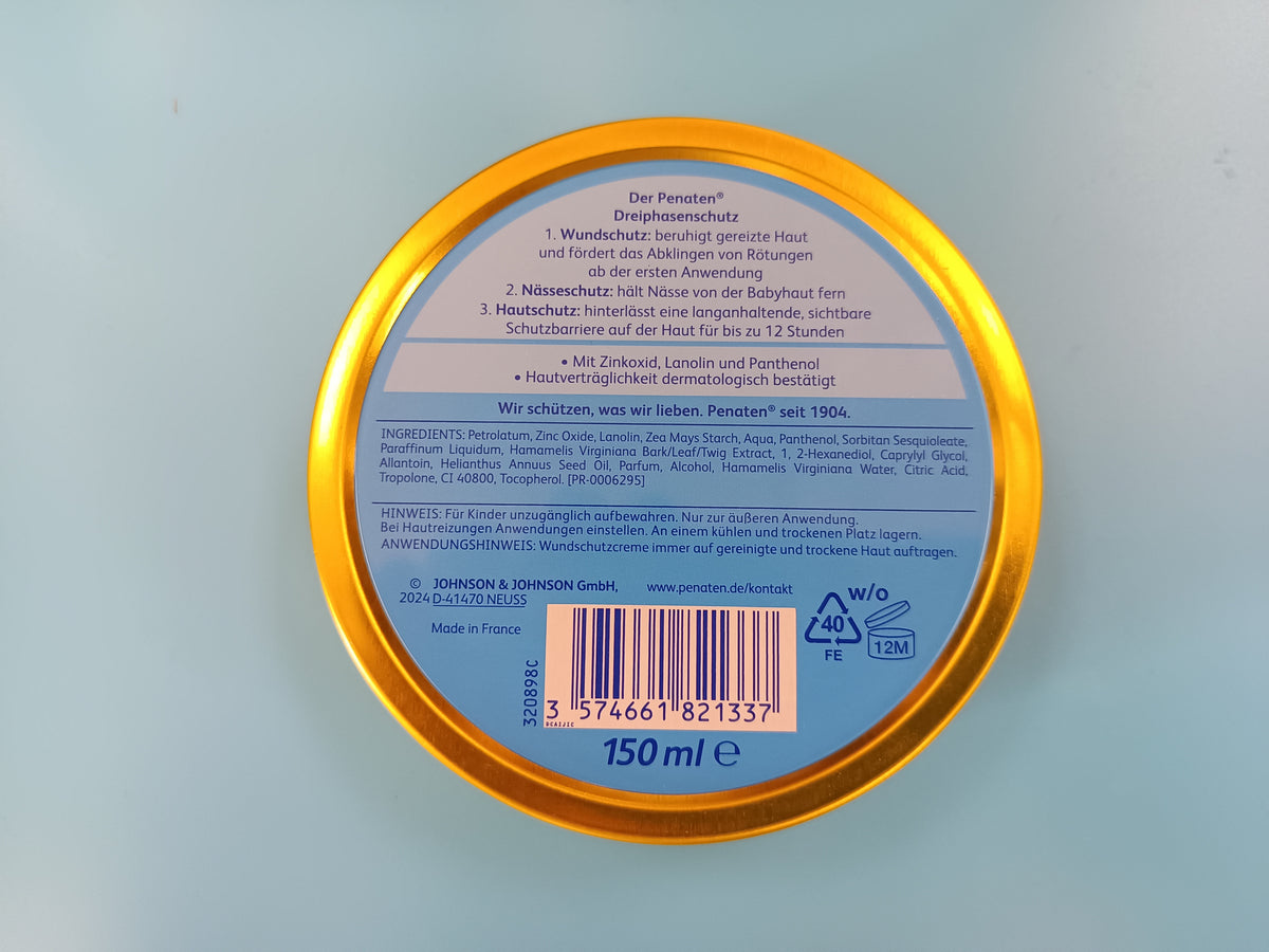 Penaten Creme, 150 ml — back
