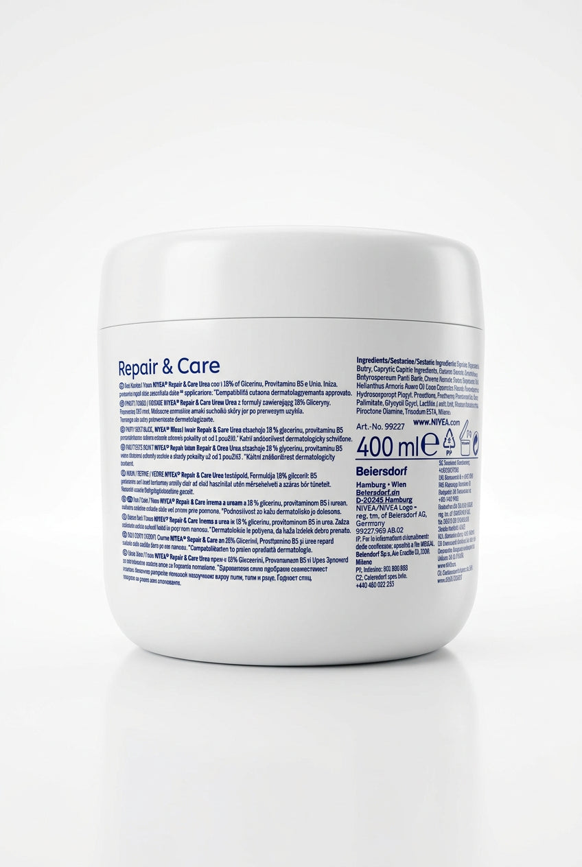 Nivea Repair & Care Cream with Urea, 400 ml