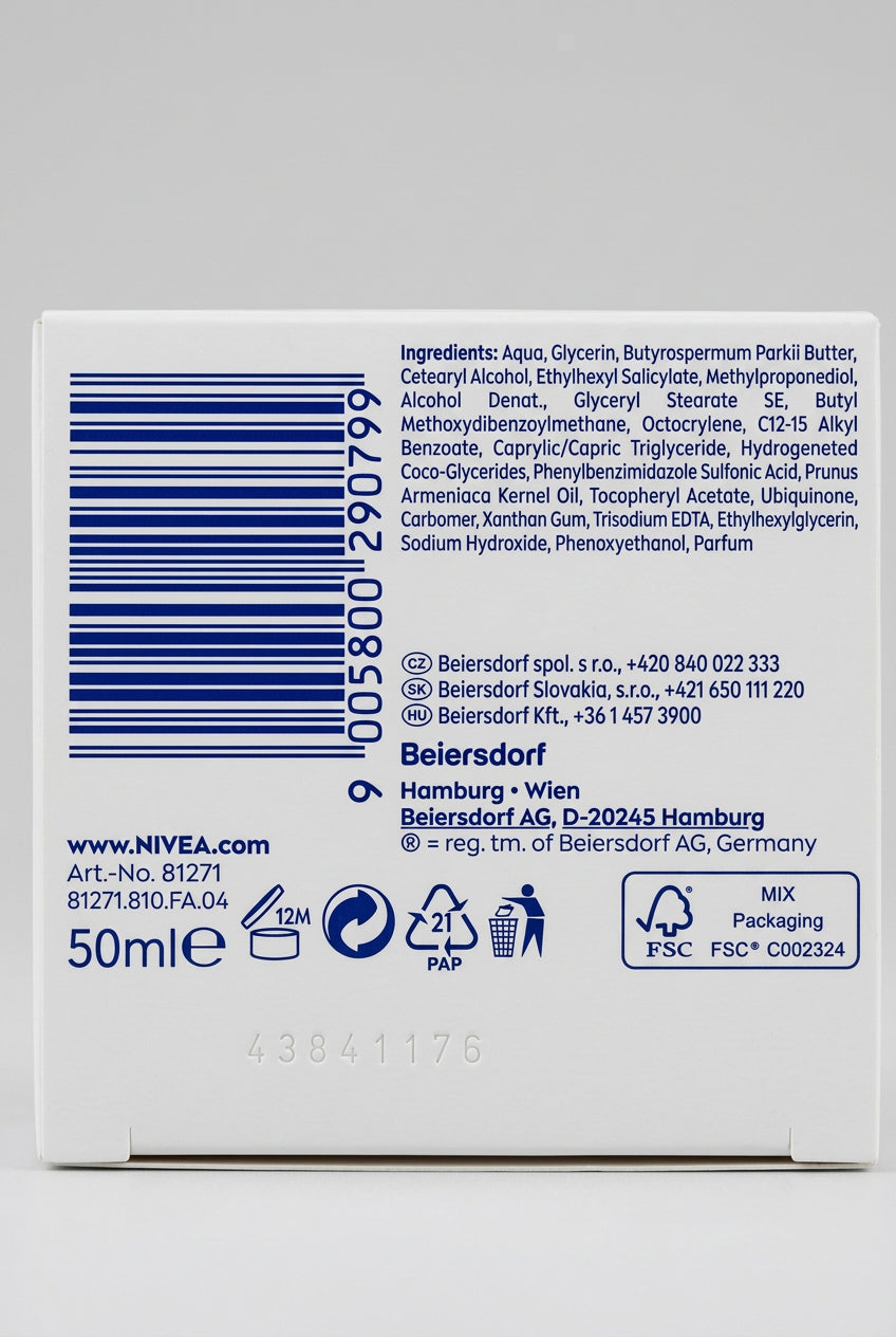Nivea Anti-Wrinkle Firming Day Care 45+, 50 ml