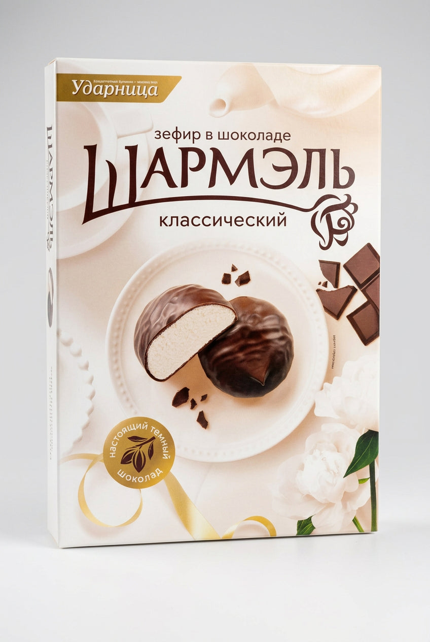 Udarnitsa & Vdohnovenie Chocolate-Covered Marshmallow Zephyr (Zefir) – Assorted Flavors