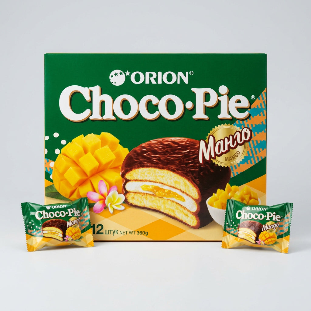Orion Choco Pie – Assorted Flavors (12 Pieces, 360g)