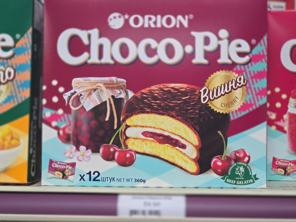 Orion Choco Pie – Assorted Flavors (12 Pieces, 360g)