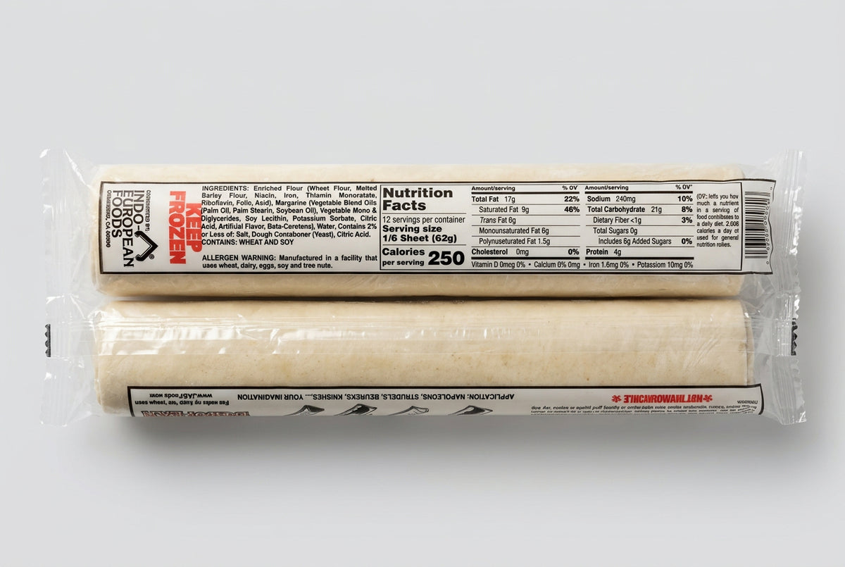 Indo-European Puff Pastry Sheets