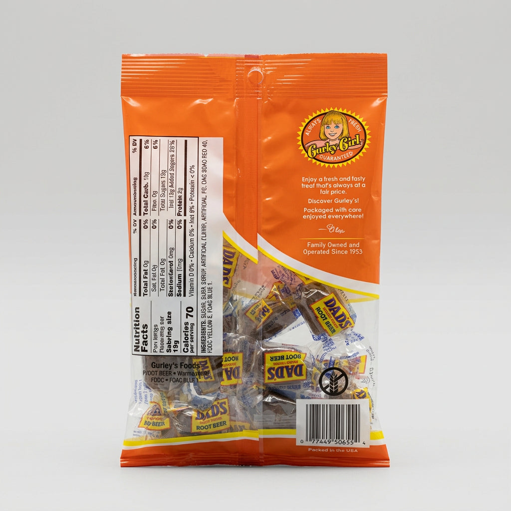 Gurley's Root Beer Barrels, 3.00 oz (85g)
