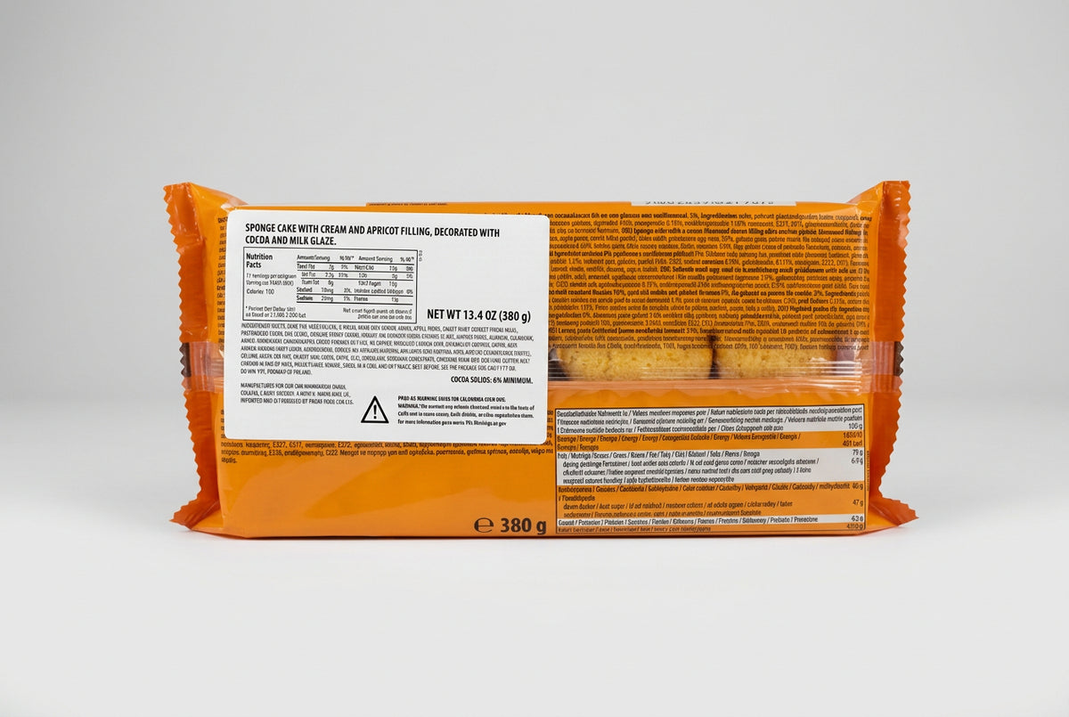 Feiny Biscuits Soft Biscuit Apricot, 13.4 oz (380g)