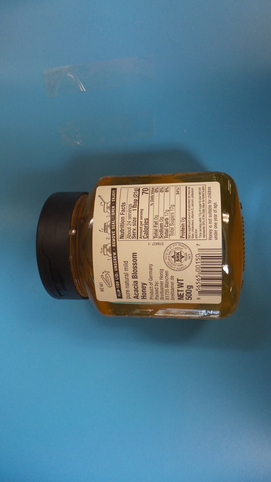 Breitsamer Pure Raw Acacia Honey (500g)