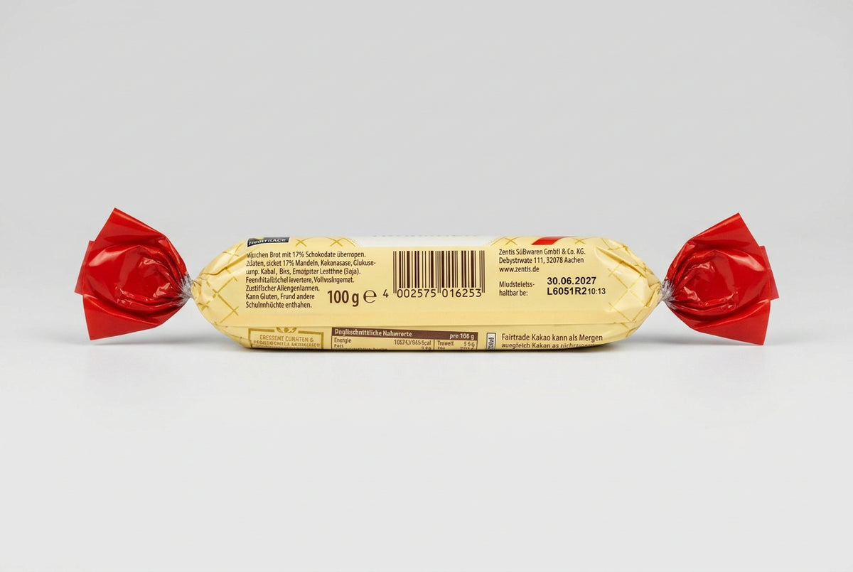 Zentis Marzipan Loaf, 3.5 oz (100g)