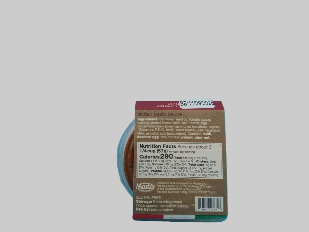 Mamma Emma Sicilian Pesto Sauce, 6.3 oz (180g)