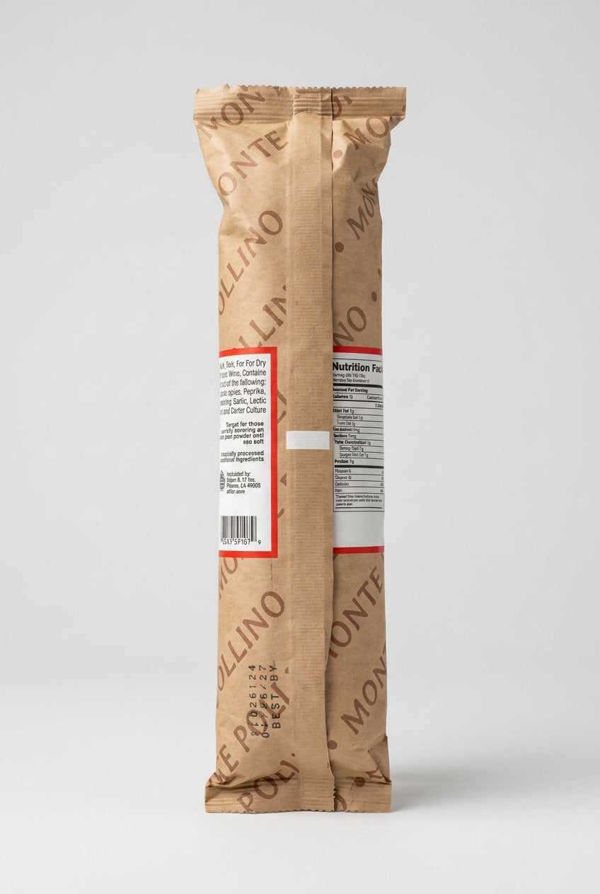 Monte Pollino Uncured Hot Calabrese Salami, 8 oz (226g)