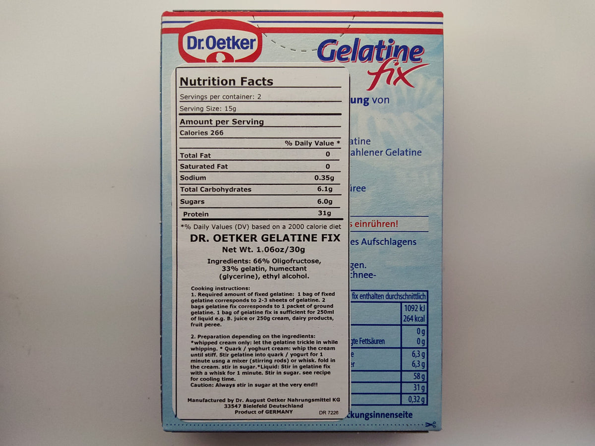 Dr. Oetker Gelatine Fix, 3-pack