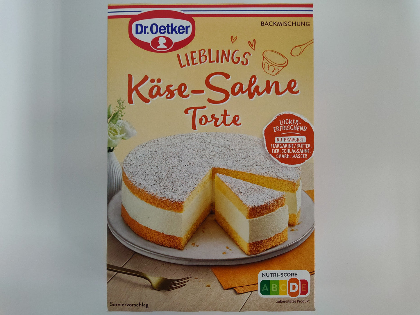 Dr. Oetker TortenCreme Käse-Sahne Cheesecake Cream Mix, 3.2 oz (90g)