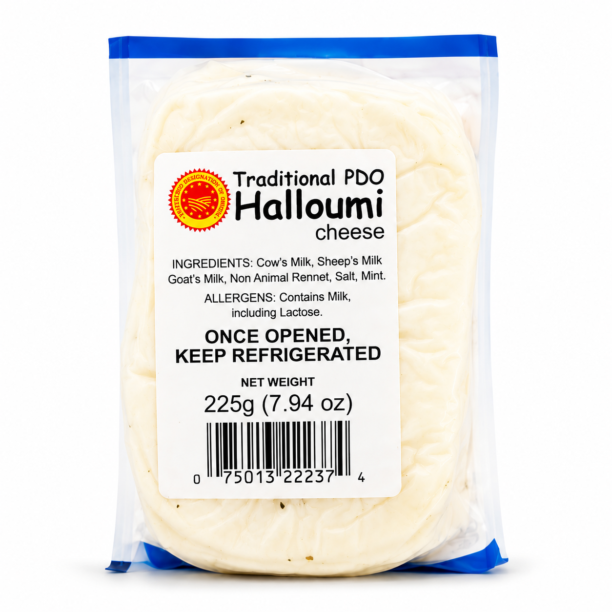 Krinos Traditional PDO Halloumi Cheese, 8 oz (227g)
