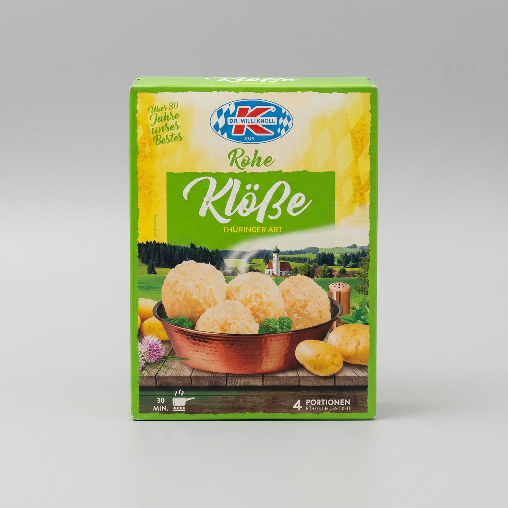 Dr. Willi Knoll Thüringer Style Raw Potato Dumplings, 4 Pieces
