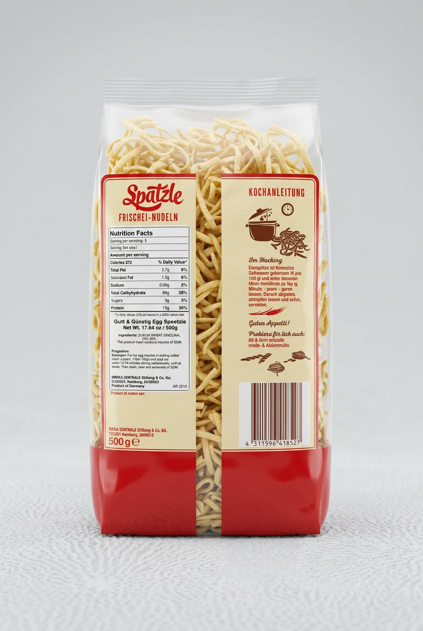 GG Swabian Spätzle, 17.6 oz (500g)
