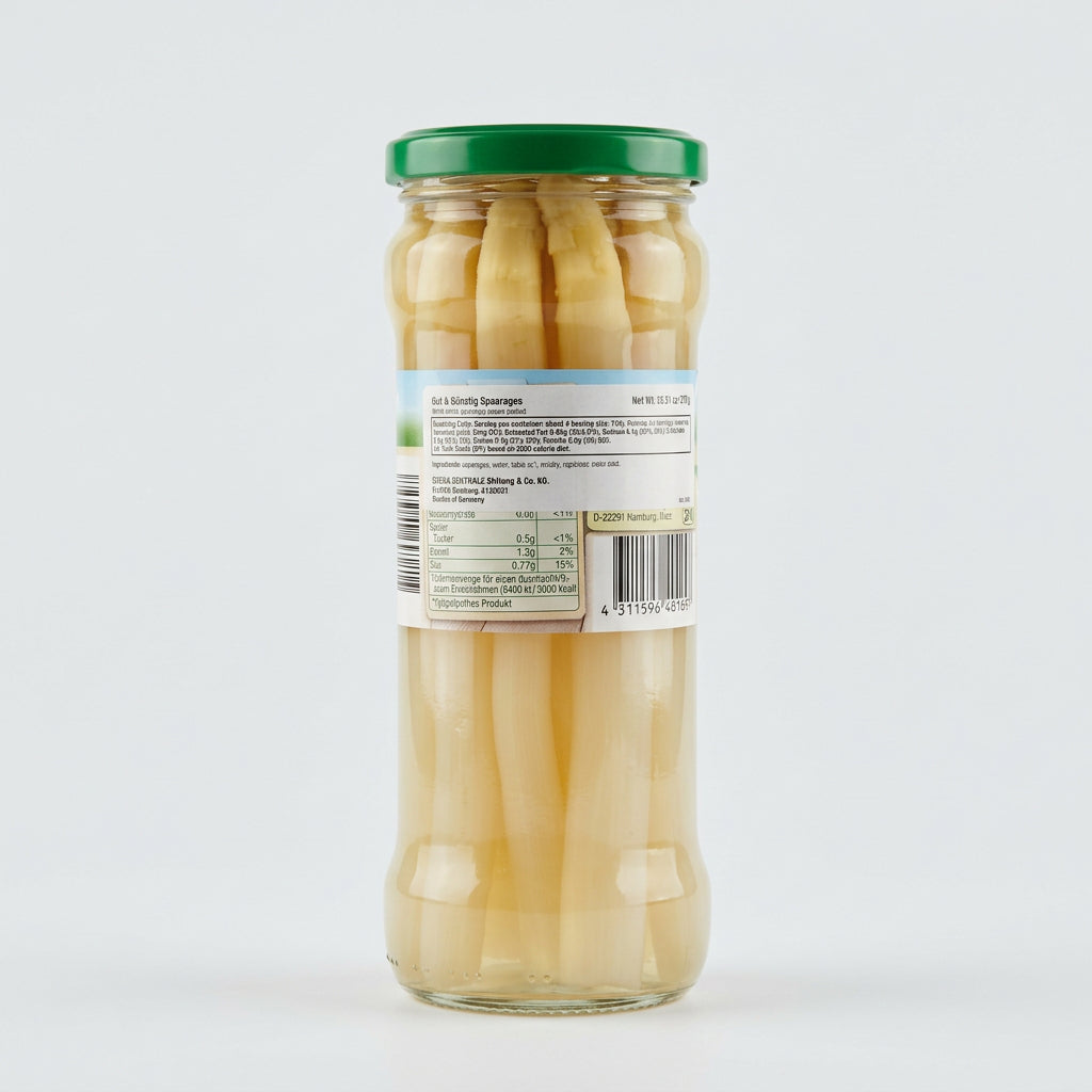 GG Whole Asparagus / Stangenspargel, 13.1 oz (370g)