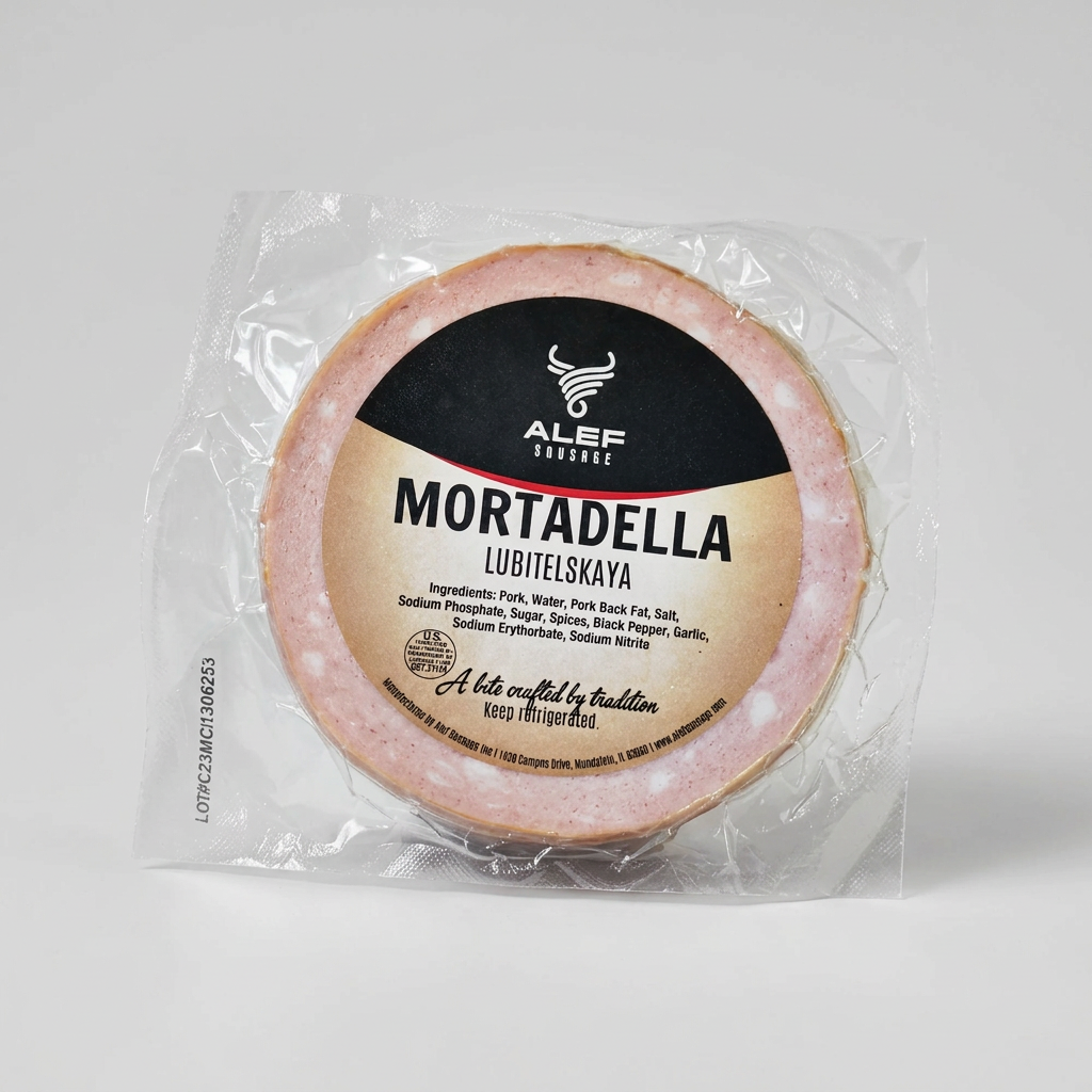 Alef Sausage Mortadella Lubitelskaya