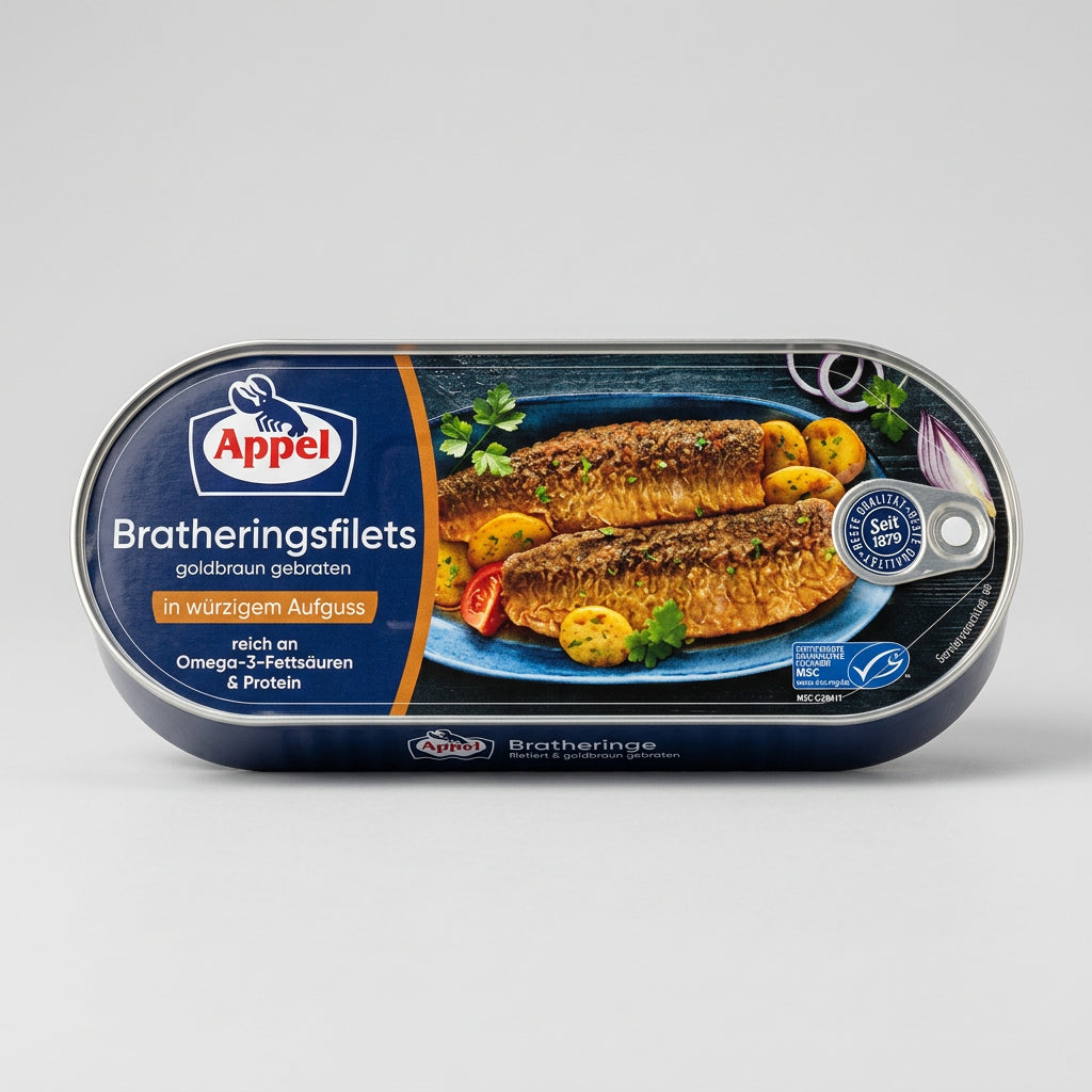Appel Filleted Fried Herring / Bratheringe, 11.5 oz (325g)