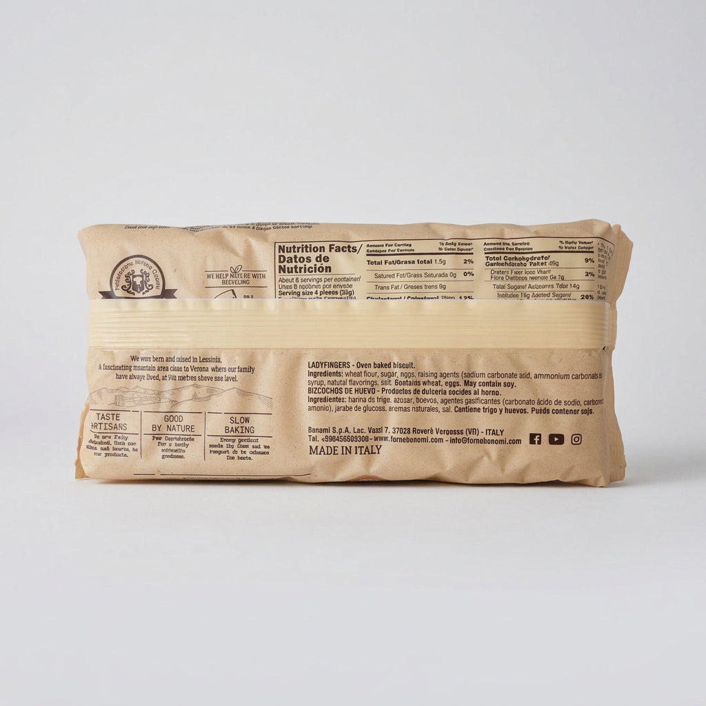 Forno Bonomi Savoiardi Ladyfingers, 7 oz (200g)