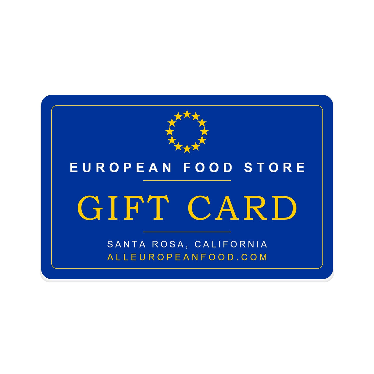 European Food Store gift card