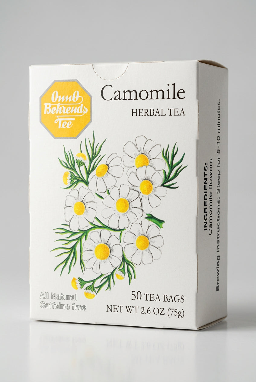 Onno Behrends Camomile Tea, 50 Bags, 2.6 oz (75g)