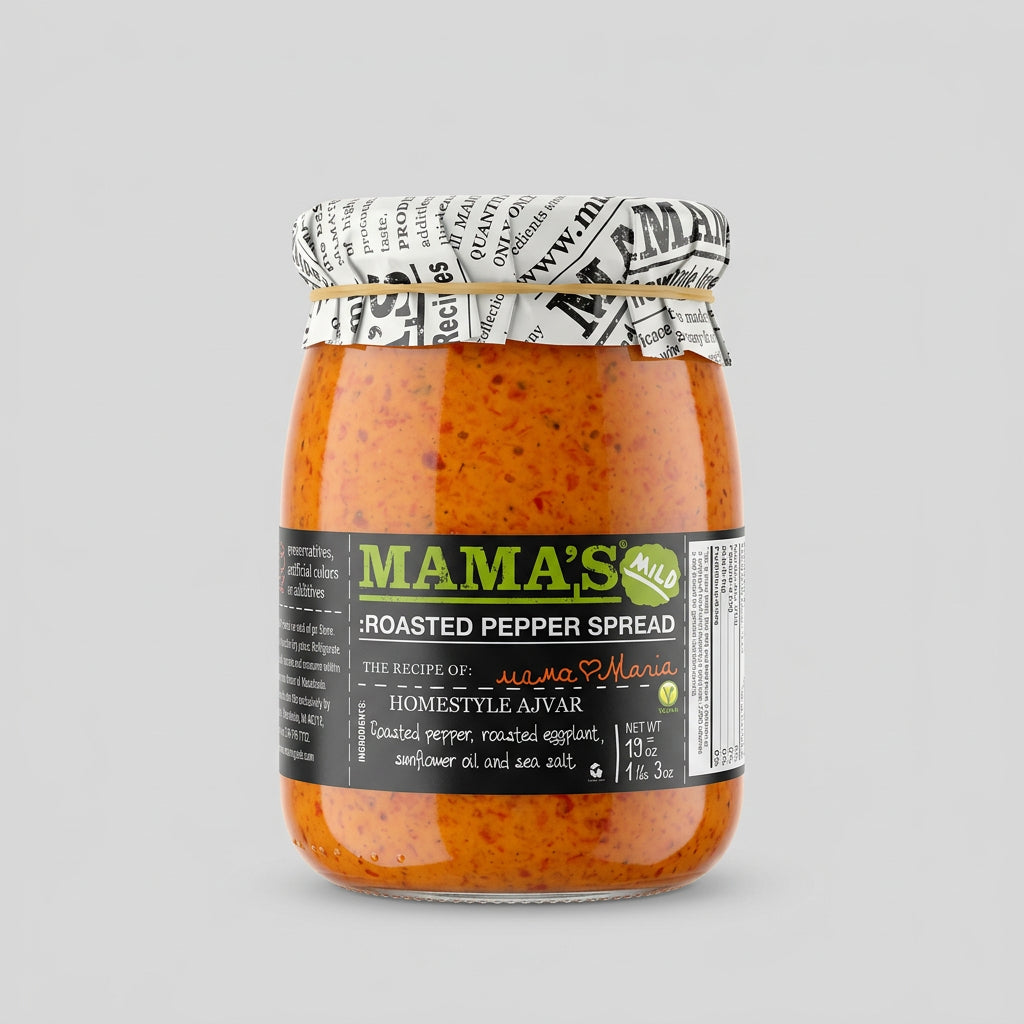 Mama's Ajvar Mild, 19.0 oz (539g)