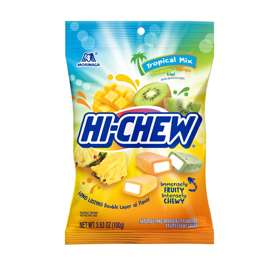 Hi-Chew Tropical Mix Candy, 3.53 oz (100g)