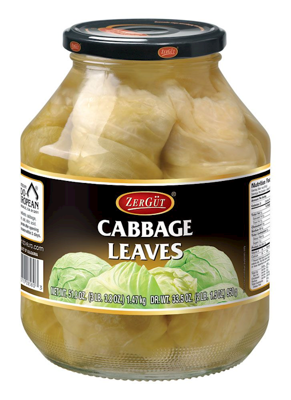 Zer Gut Cabbage Leaves, 56 oz (1588g)