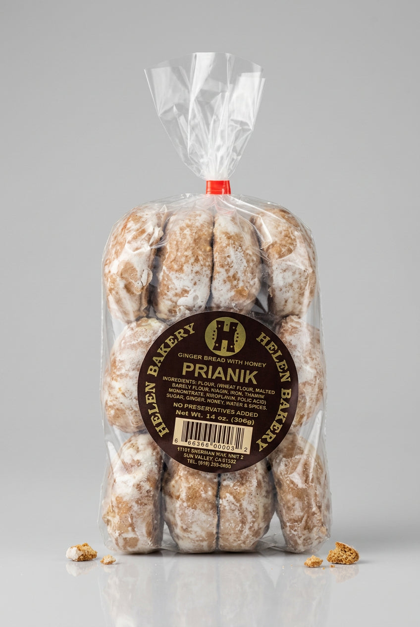 Helen Bakery Prianik Honey Gingerbread, 14 oz (396g)