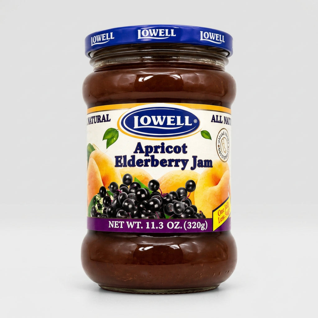 Lowell Apricot & Elderberry Jam – 320g