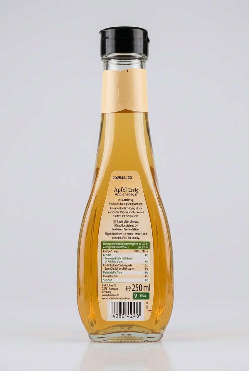 Kühne Mild Apple Vinegar / Milder Apfelessig, 250 ml