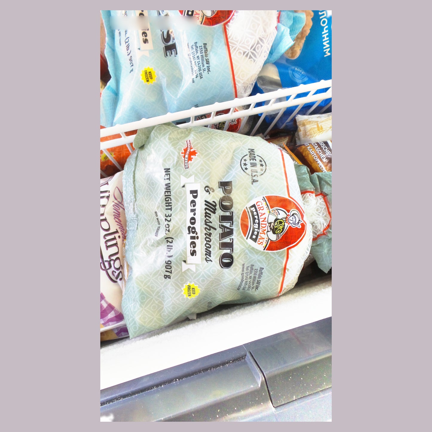 Grandma's Potato & Mushroom Perogies, 2 lb (907g)